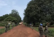 Centrafrique : nouveau meurtre à Bimbo par un soldats FACA Patrouille conjointe des casques bleus de la Minusca et les soldats FACA à Zemio