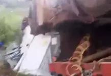 Centrafrique : un nouvel accident mortel de camion sur la montagne de Boyali accident camion sur la route de Boali, au village Boyali