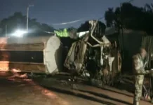 Bangui : Un camion-citerne perd ses freins à la sortie sud-ouest, le bilan humain est lourd Accident d'un camion citerne à bimbo
